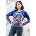 Embroidered sweatshirt "Fairy World" Electric